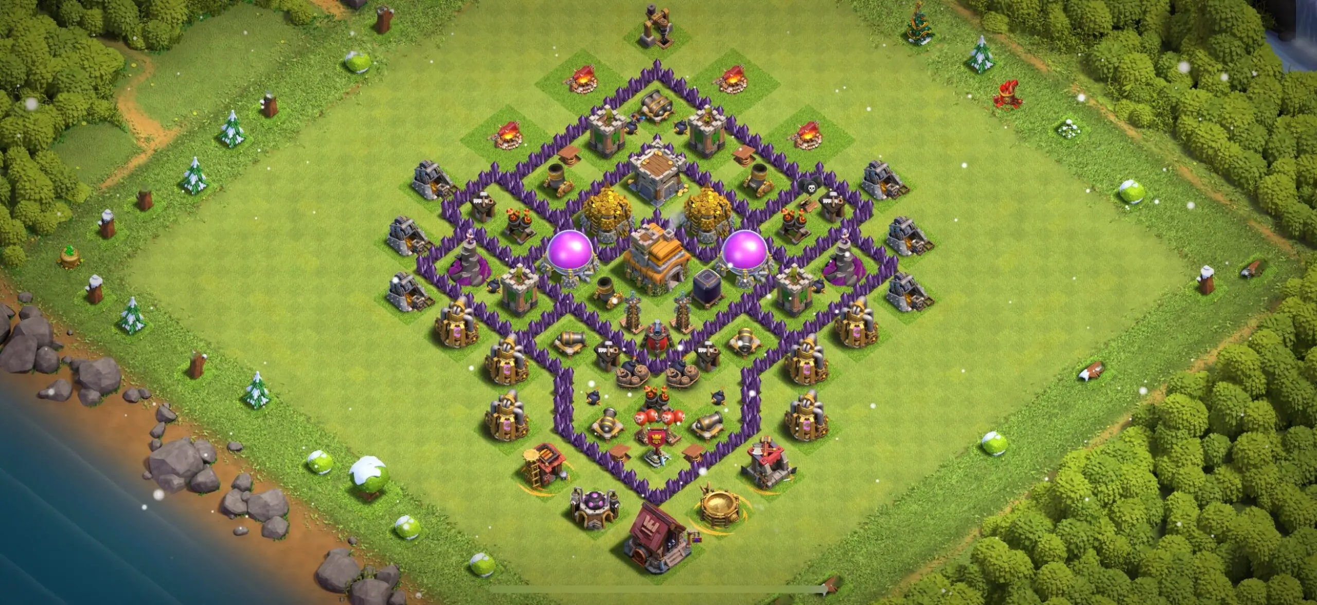 TH7 Farming Base - Top Town Hall 7 Farming Base with Link (#21) - Clash of Clans 2025​ TH7 Base