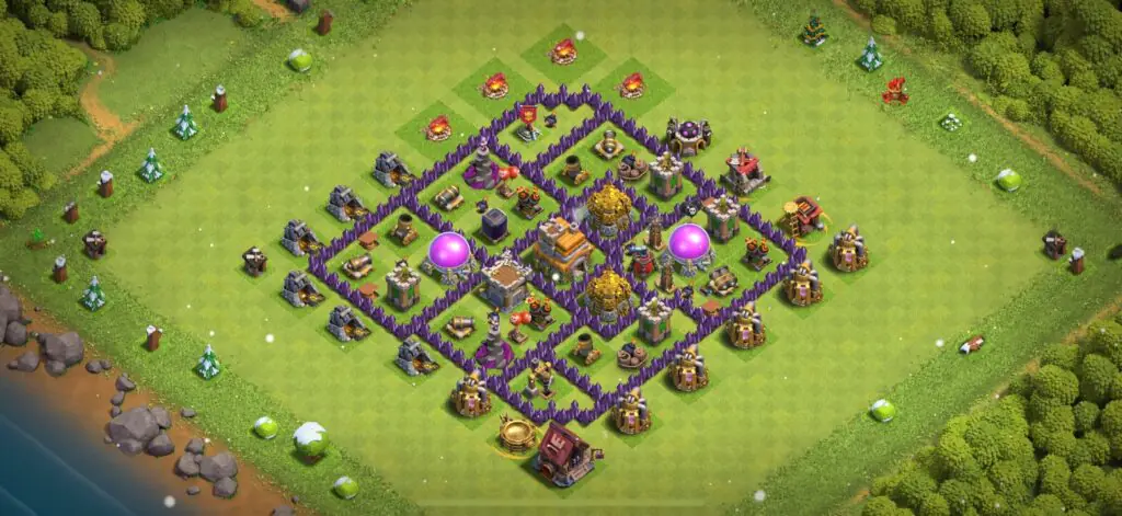 TH7 Farming Base - Top Town Hall 7 Farming Base with Link (#22) - Clash of Clans 2025​ TH7 Base