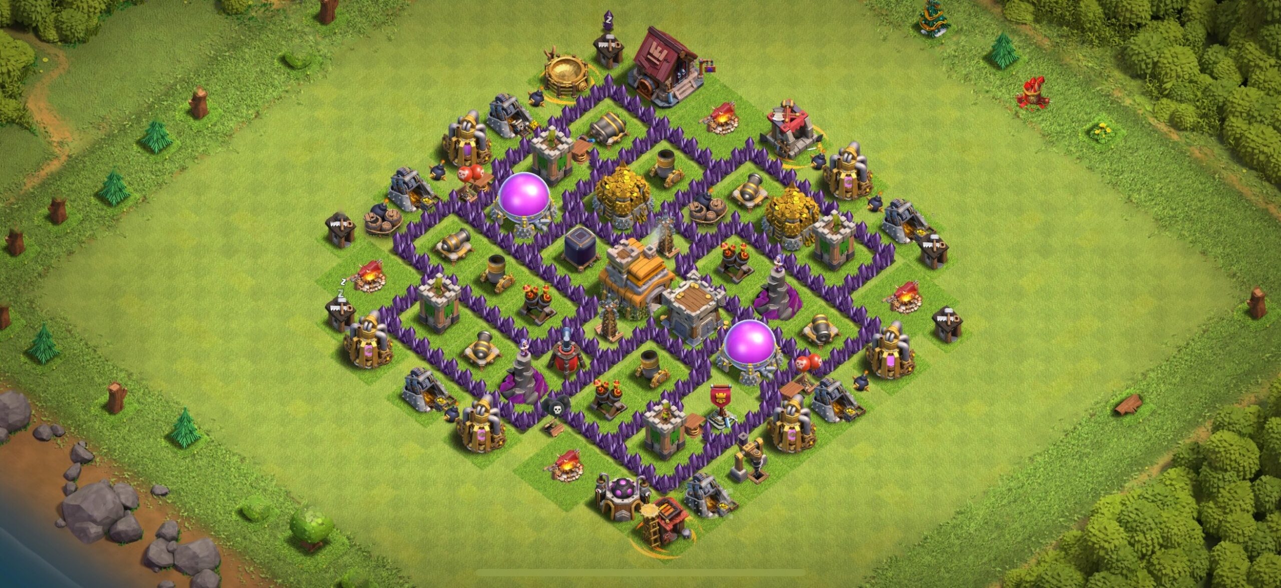 TH7 Farming Base - Top Town Hall 7 Farming Base with Link (#23) - Clash of Clans 2025​ TH7 Base