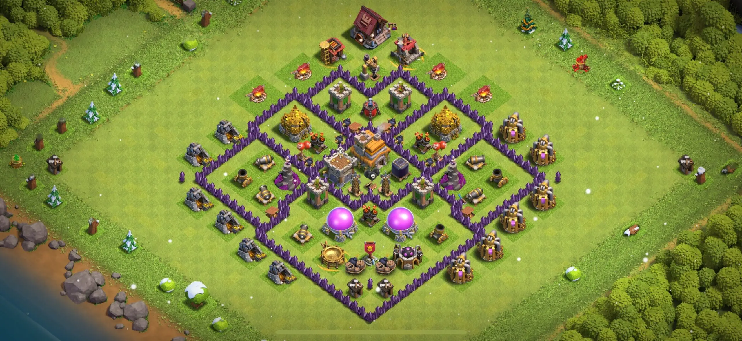 TH7 Farming Base - Top Town Hall 7 Farming Base with Link (#24) - Clash of Clans 2025​ TH7 Base
