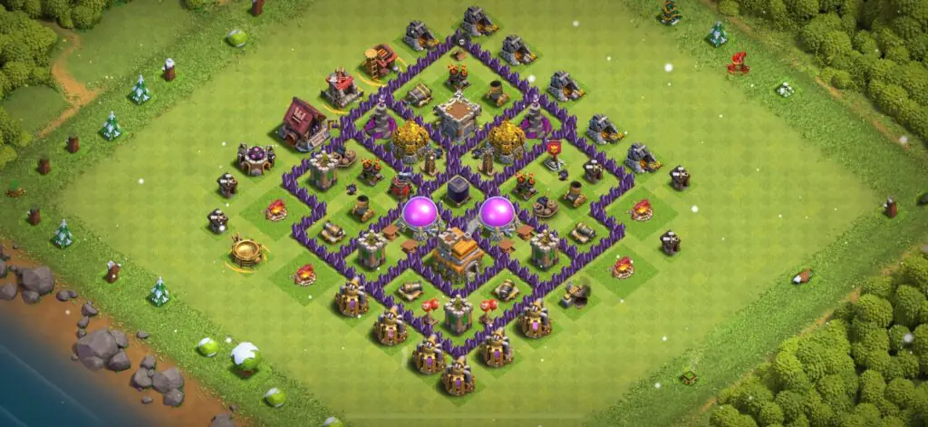 TH7 Farming Base - Top Town Hall 7 Farming Base with Link (#25) - Clash of Clans 2025​ TH7 Base
