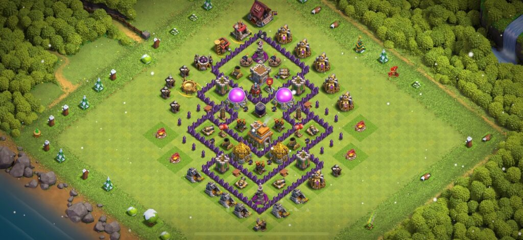 TH7 Farming Base - Top Town Hall 7 Farming Base with Link (#26) - Clash of Clans 2025​ TH7 Base