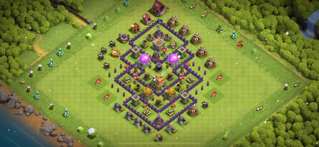 TH7 Farming Base - Top Town Hall 7 Farming Base with Link (#26) - Clash of Clans 2025​ TH7 Base