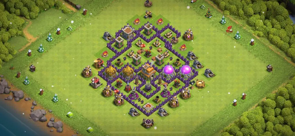 TH7 Farming Base - Top Town Hall 7 Farming Base with Link (#3) - Clash of Clans 2025​ TH7 Base