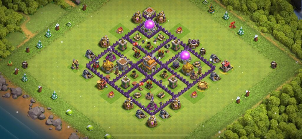 TH7 Farming Base - Top Town Hall 7 Farming Base with Link (#8) - Clash of Clans 2025​ TH7 Base