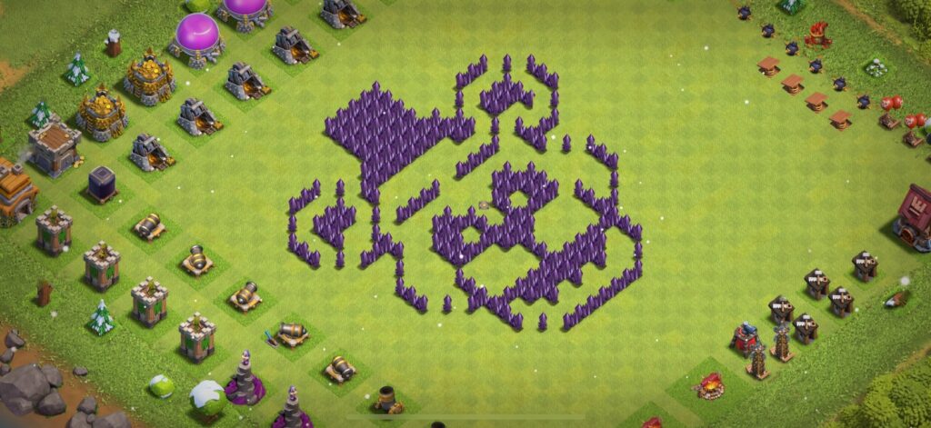 TH7 Troll Base - Top Town Hall 7 Troll/Funny Base with Link (#11) - Clash of Clans 2025​ TH7 Base