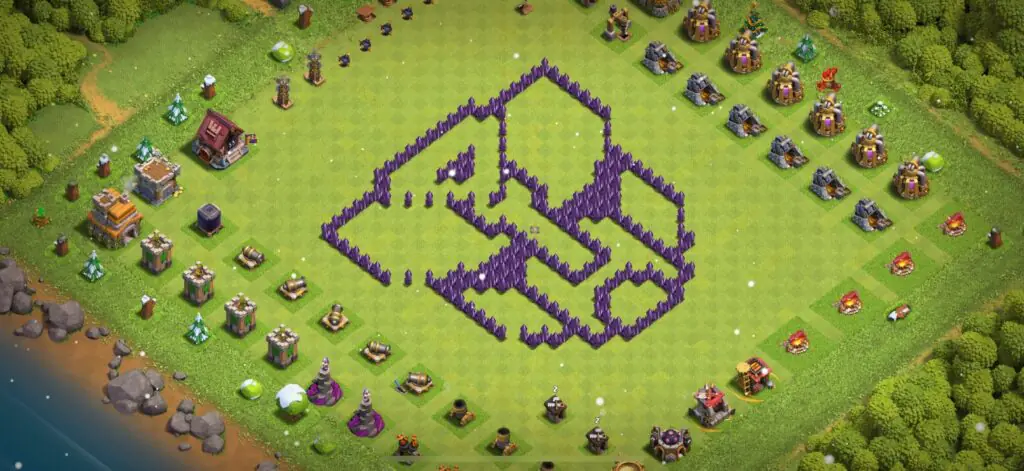 TH7 Troll Base - Top Town Hall 7 Troll/Funny Base with Link (#12) - Clash of Clans 2025​ TH7 Base