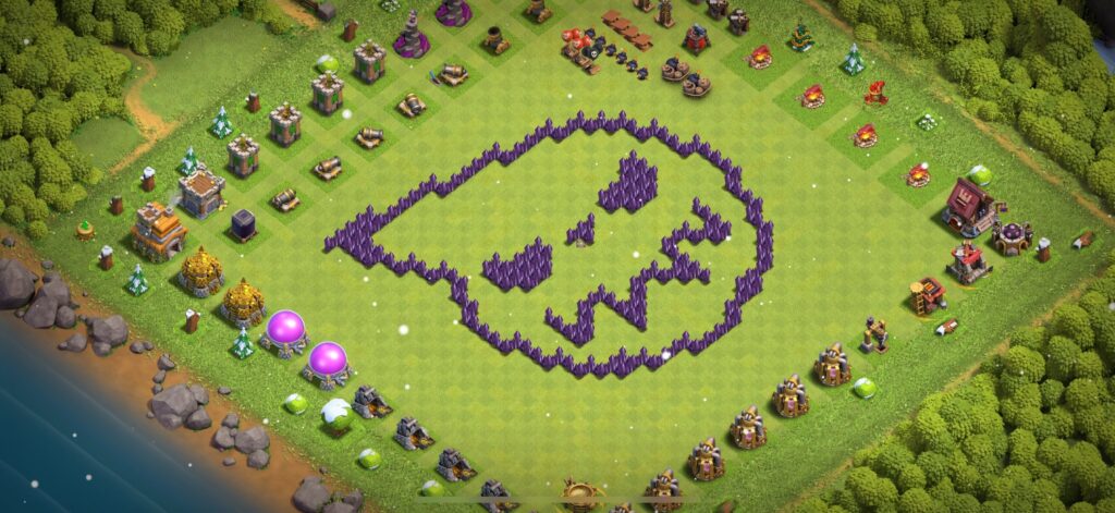 TH7 Troll Base - Top Town Hall 7 Troll/Funny Base with Link (#14) - Clash of Clans 2025​ TH7 Base