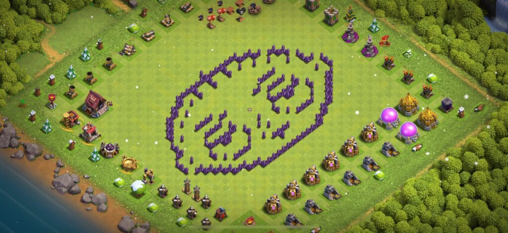 TH7 Troll Base - Top Town Hall 7 Troll/Funny Base with Link (#15) - Clash of Clans 2025​ TH7 Base