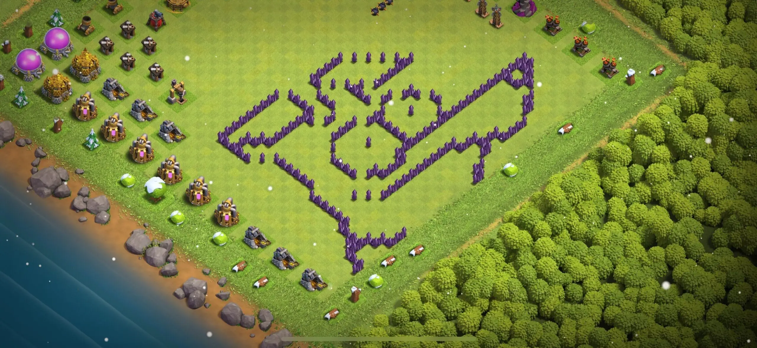 TH7 Troll Base - Top Town Hall 7 Troll/Funny Base with Link (#16) - Clash of Clans 2025​ TH7 Base