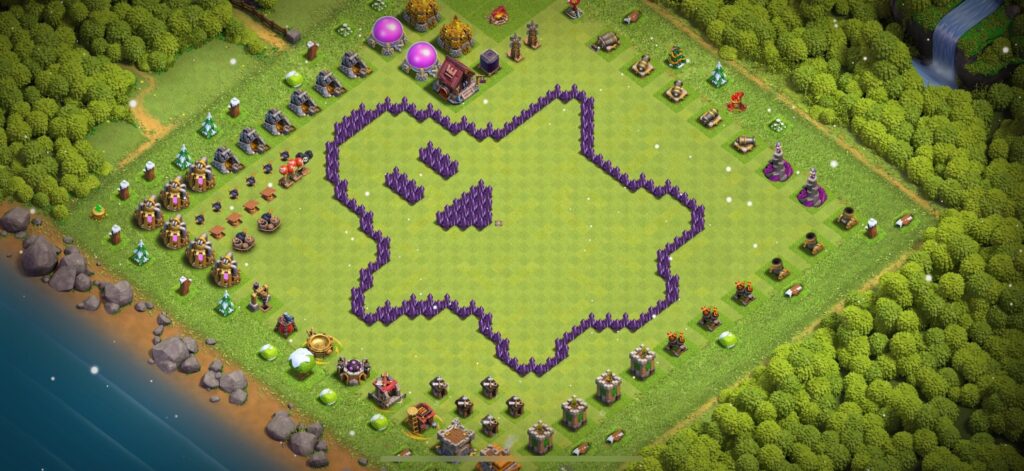 TH7 Troll Base - Top Town Hall 7 Troll/Funny Base with Link (#17) - Clash of Clans 2025​ TH7 Base