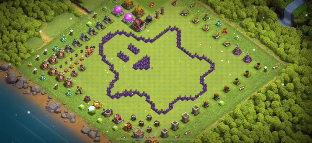 TH7 Troll Base - Top Town Hall 7 Troll/Funny Base with Link (#17) - Clash of Clans 2025​ TH7 Base