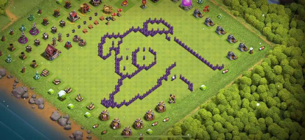TH7 Troll Base - Top Town Hall 7 Troll/Funny Base with Link (#19) - Clash of Clans 2025​ TH7 Base