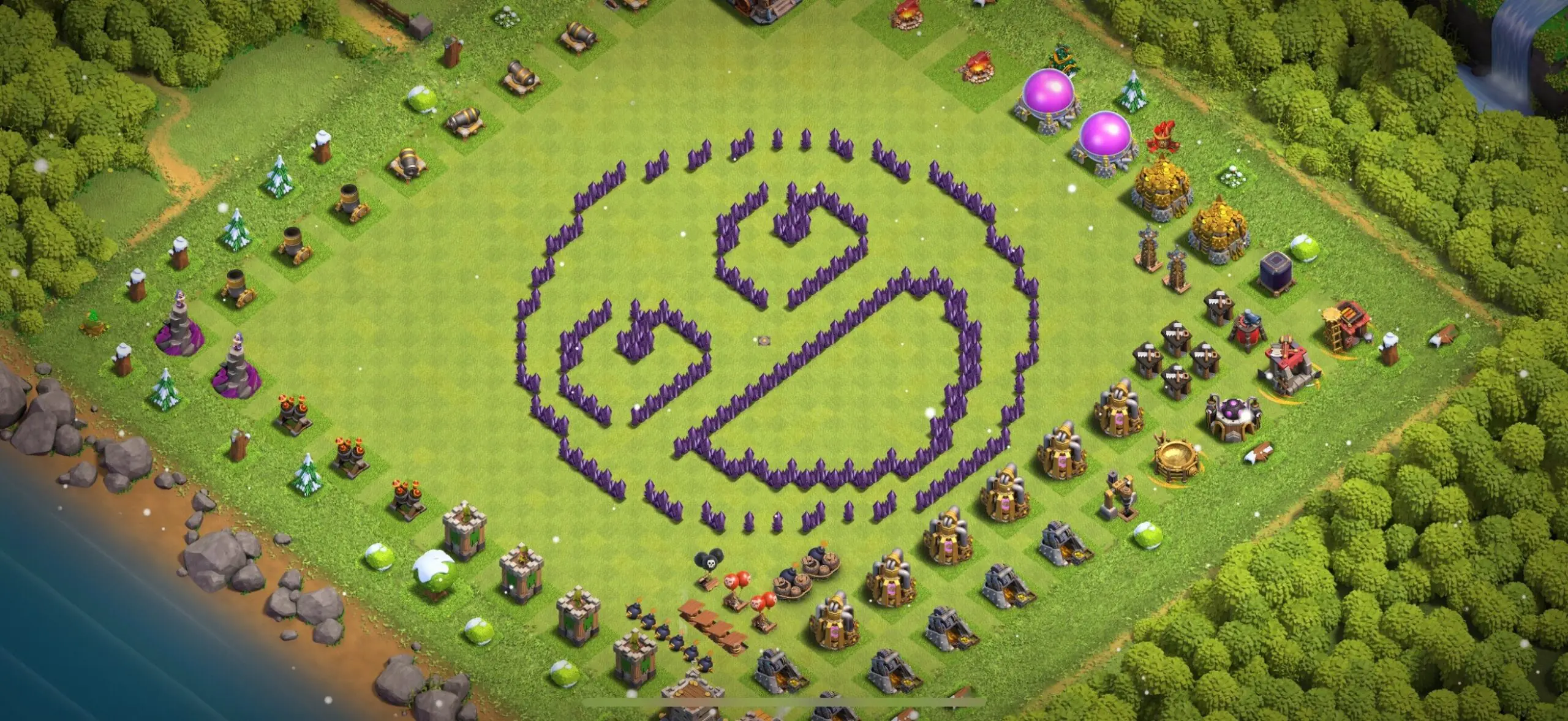TH7 Troll Base - Top Town Hall 7 Troll/Funny Base with Link (#20) - Clash of Clans 2025​ TH7 Base
