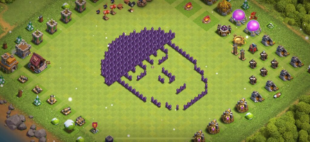 TH7 Troll Base - Top Town Hall 7 Troll/Funny Base with Link (#21) - Clash of Clans 2025​ TH7 Base