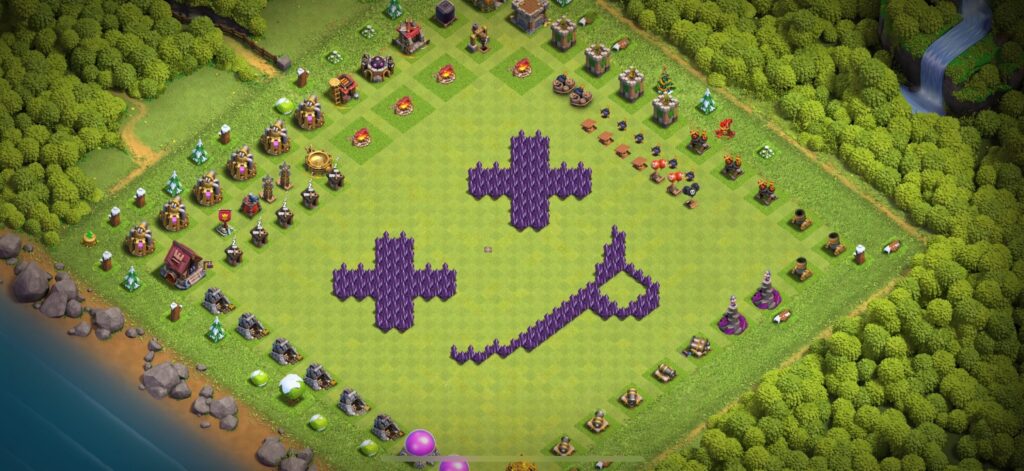 TH7 Troll Base - Top Town Hall 7 Troll/Funny Base with Link (#23) - Clash of Clans 2025​ TH7 Base