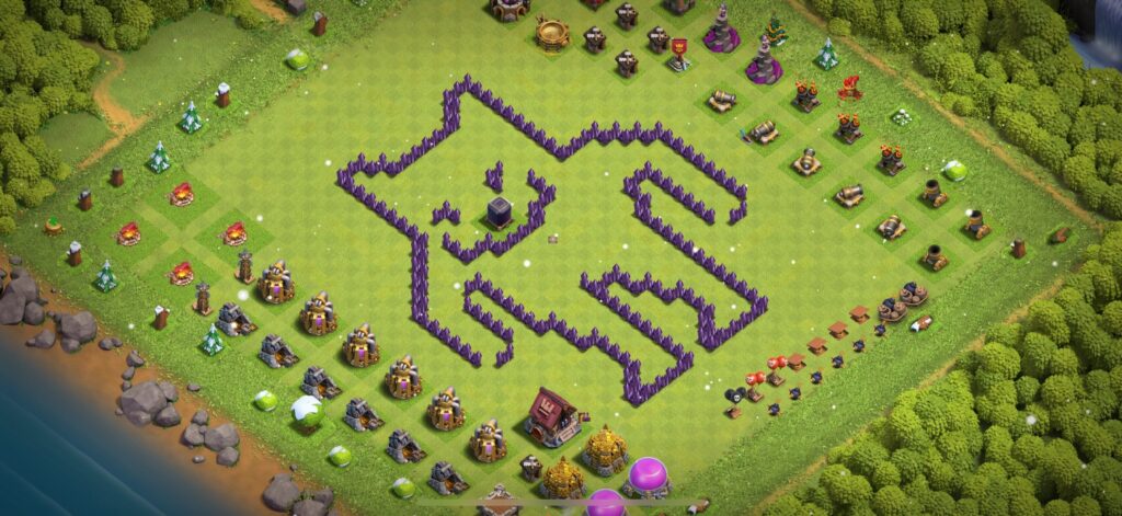 TH7 Troll Base - Top Town Hall 7 Troll/Funny Base with Link (#9) - Clash of Clans 2025​ TH7 Base