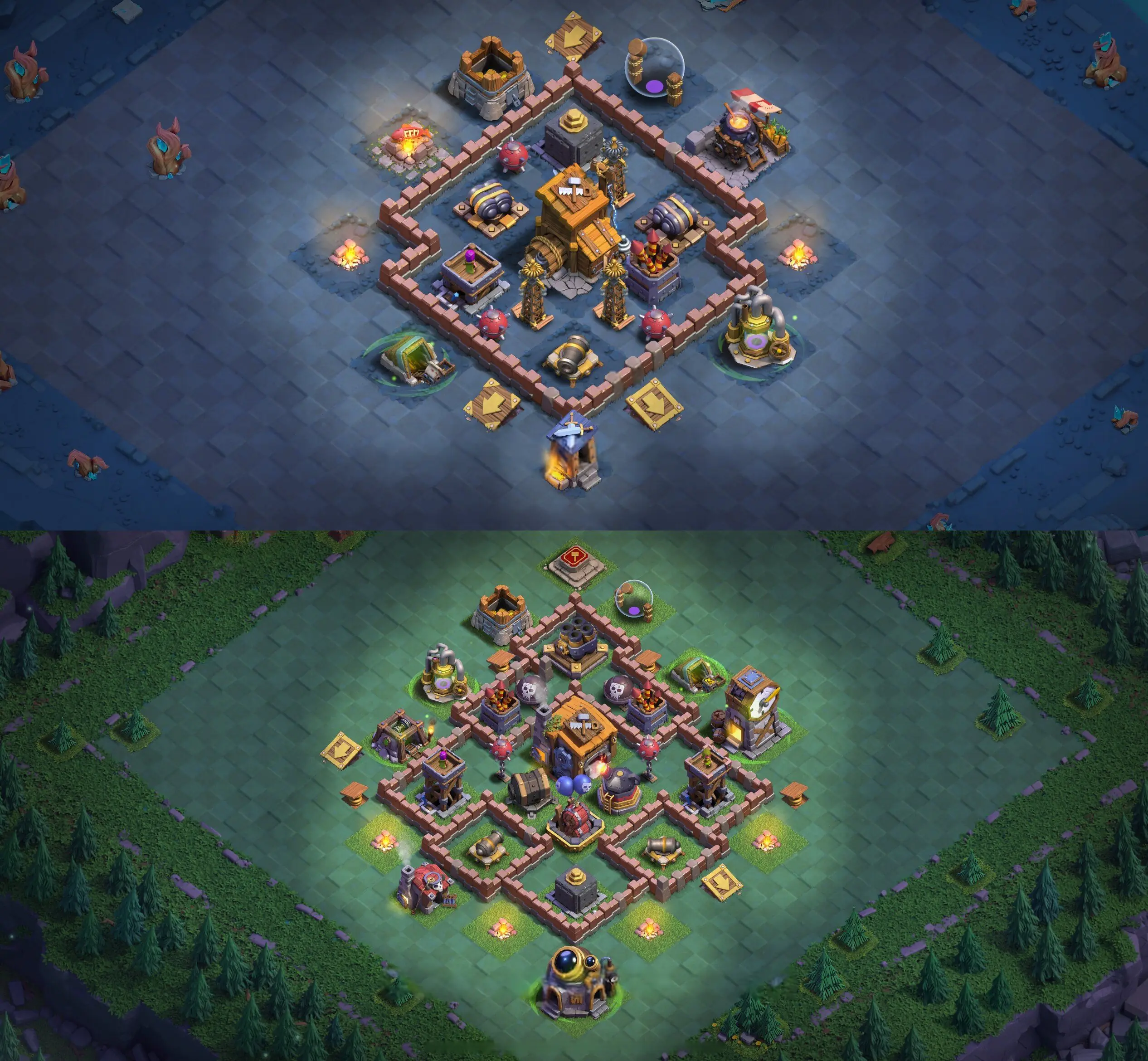 BH7 Base - Top Builder Hall 7 Base with Link (#14) - Clash of Clans 2025​