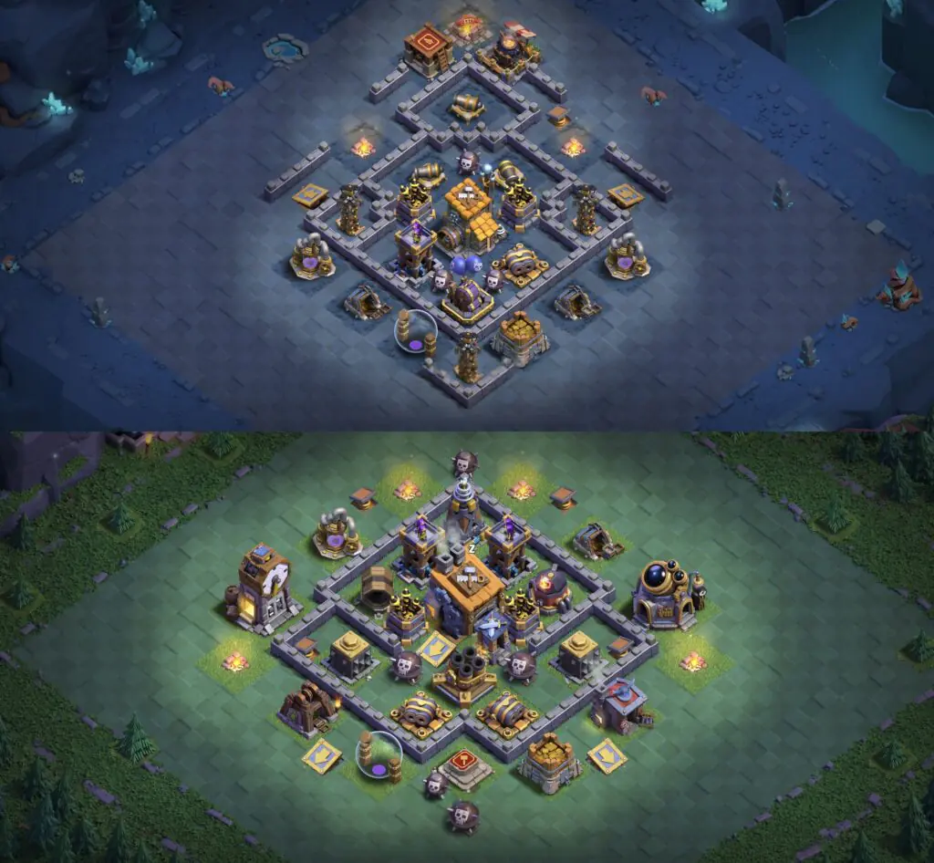 BH8 Base - Top Builder Hall 8 Base with Link (#1) - Clash of Clans 2025​
