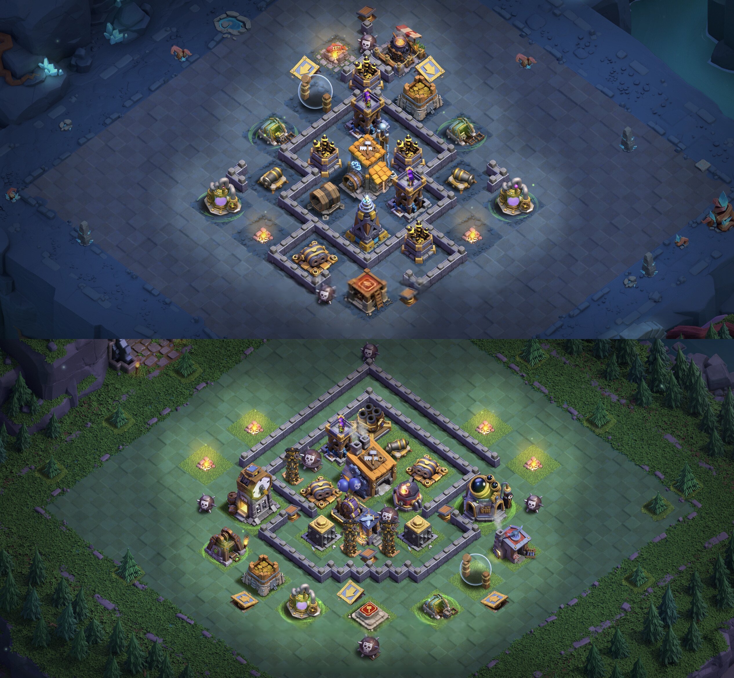 BH8 Base - Top Builder Hall 8 Base with Link (#6) - Clash of Clans 2025​
