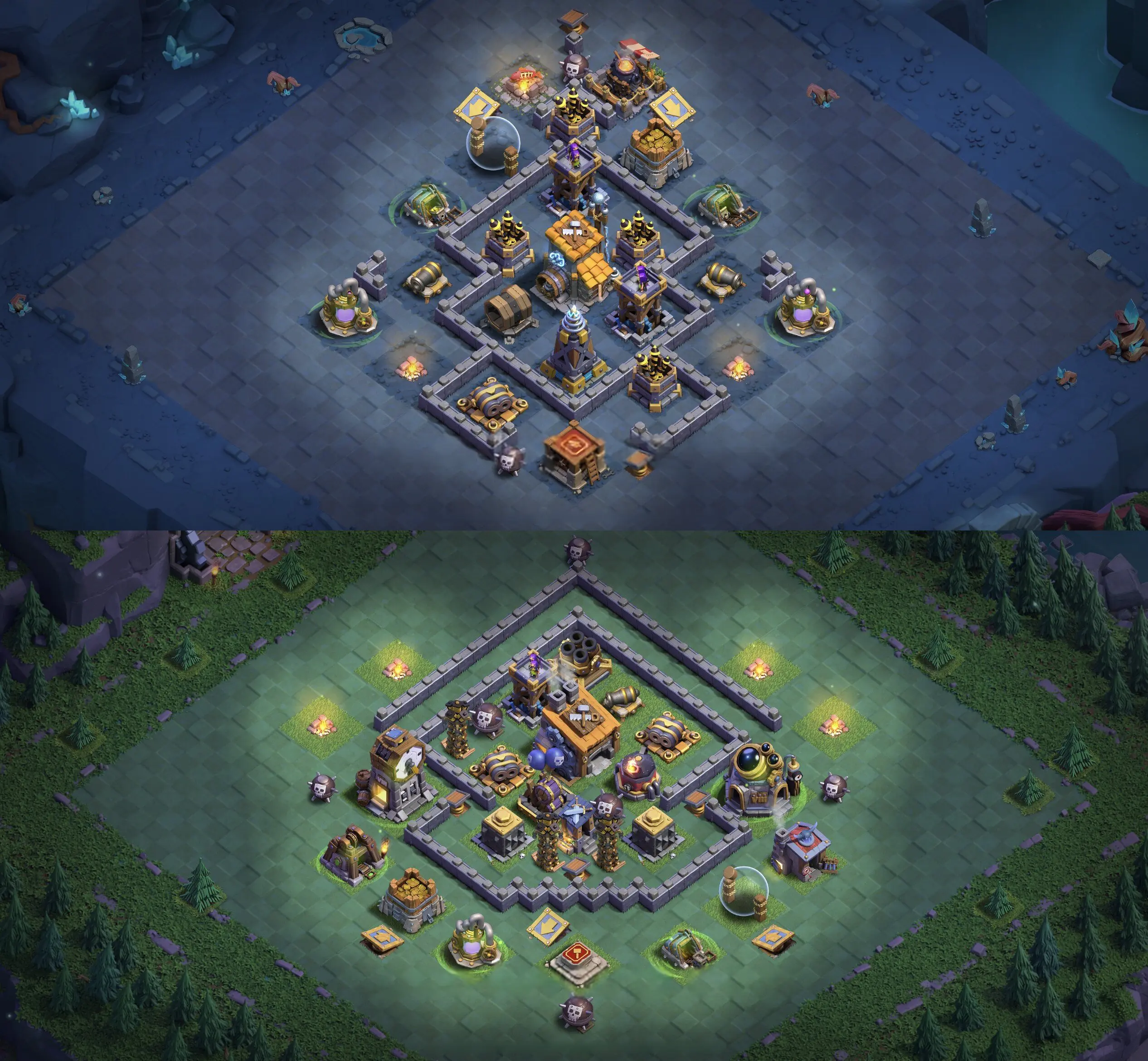 BH8 Base - Top Builder Hall 8 Base with Link (#6) - Clash of Clans 2025​
