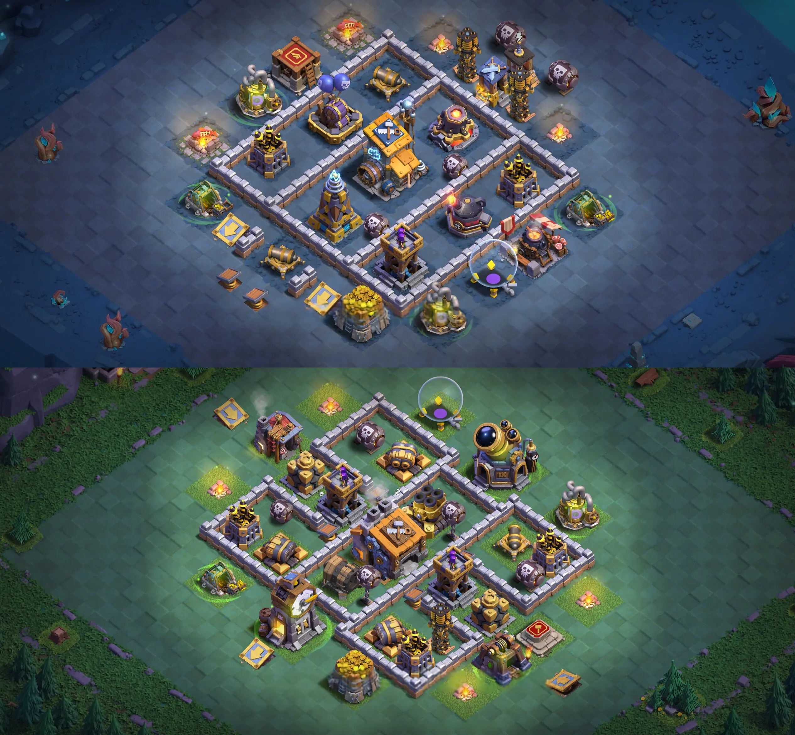 BH9 Base - Top Builder Hall 9 Base with Link (#10) - Clash of Clans 2025​