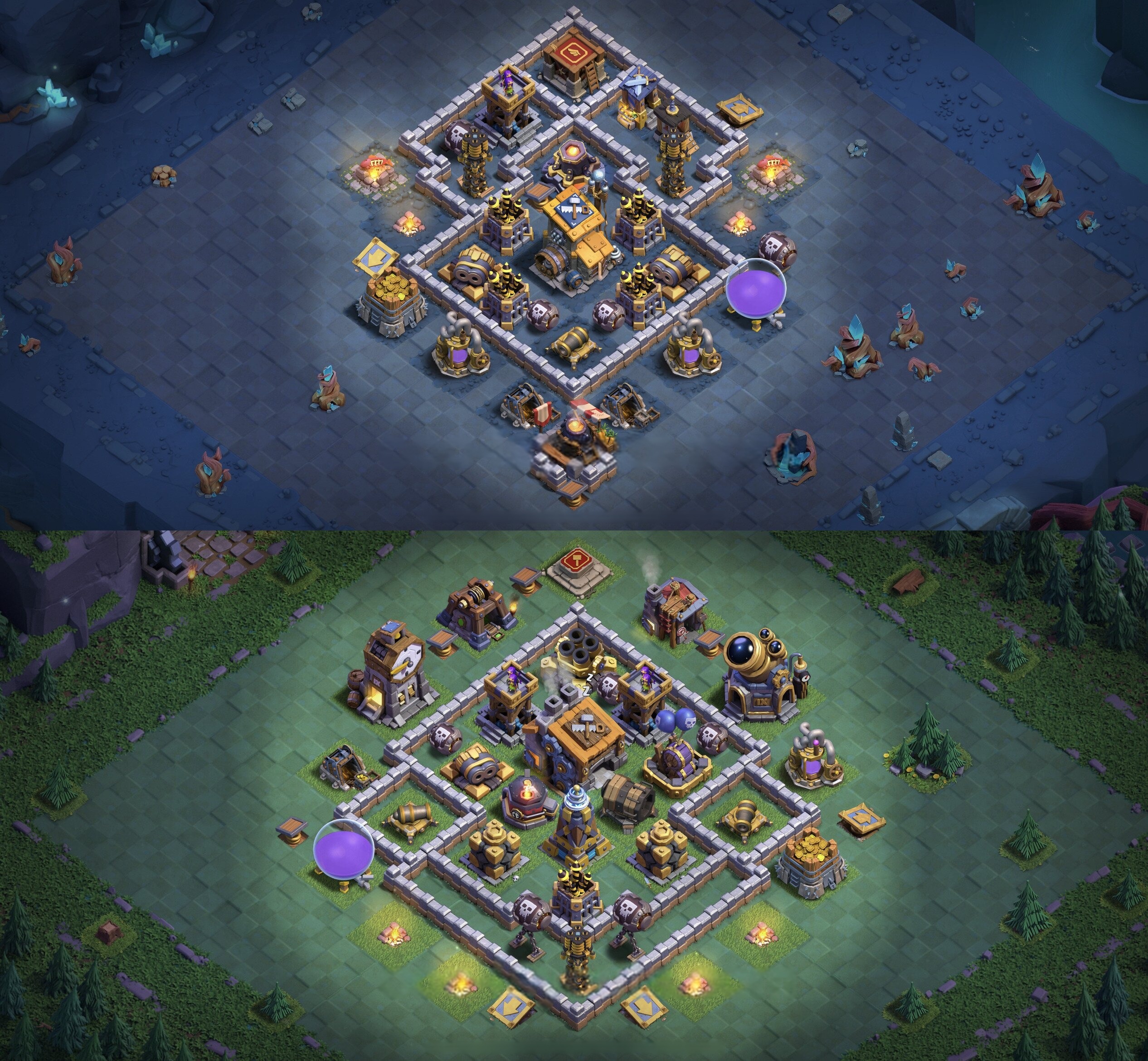 BH9 Base - Top Builder Hall 9 Base with Link (#3) - Clash of Clans 2025​
