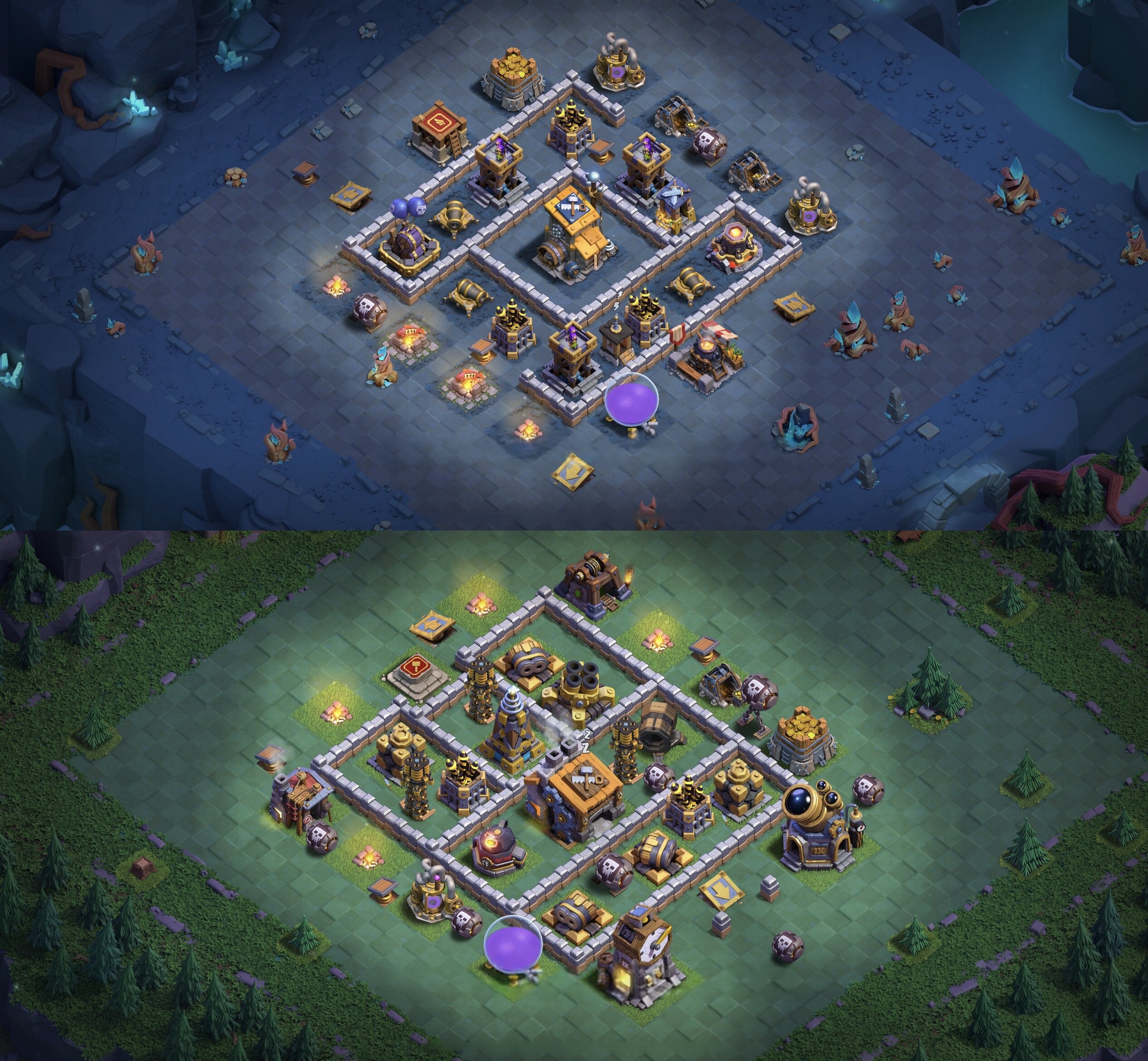 BH9 Base - Top Builder Hall 9 Base with Link (#4) - Clash of Clans 2025​