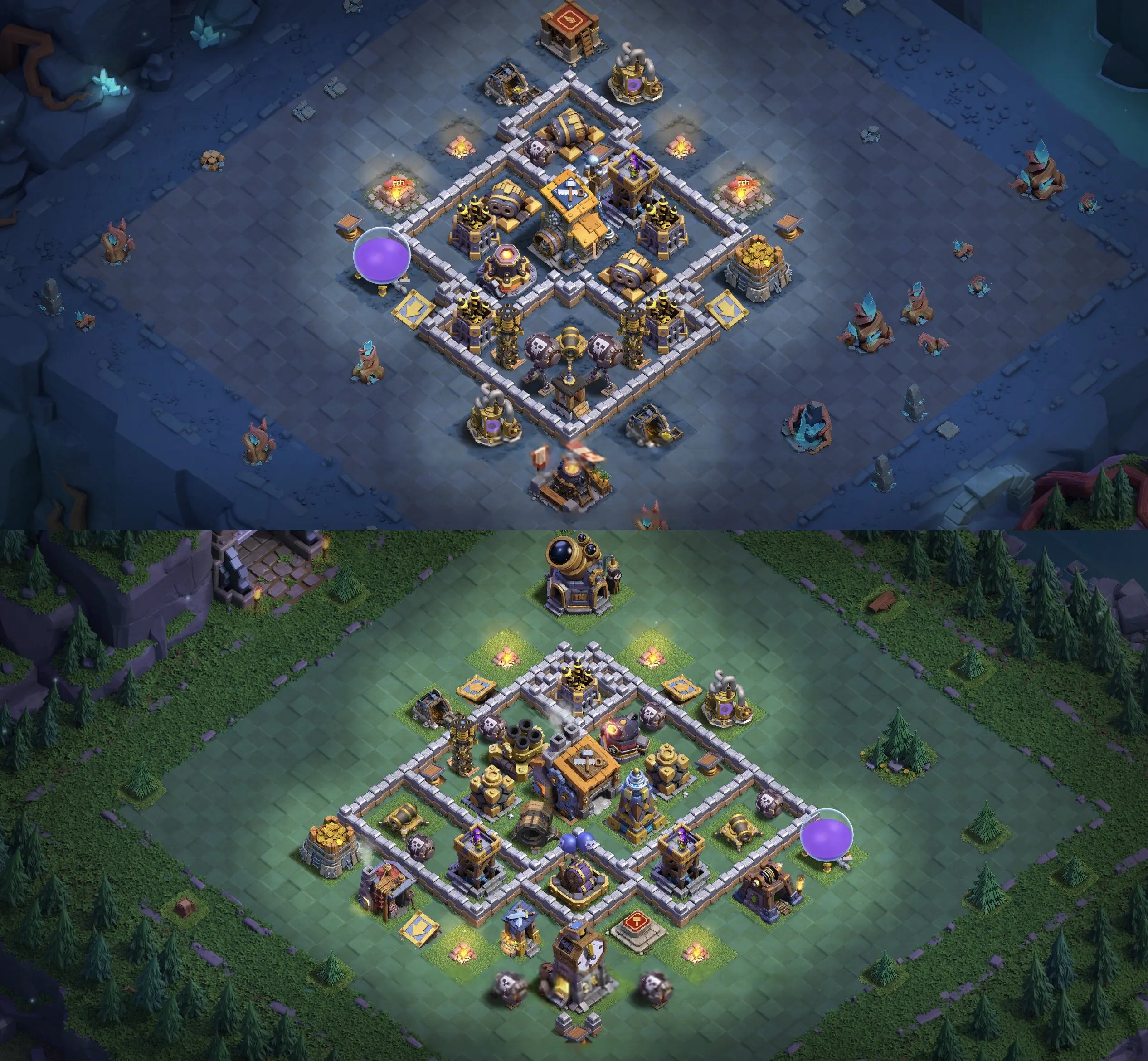 BH9 Base - Top Builder Hall 9 Base with Link (#5) - Clash of Clans 2025​