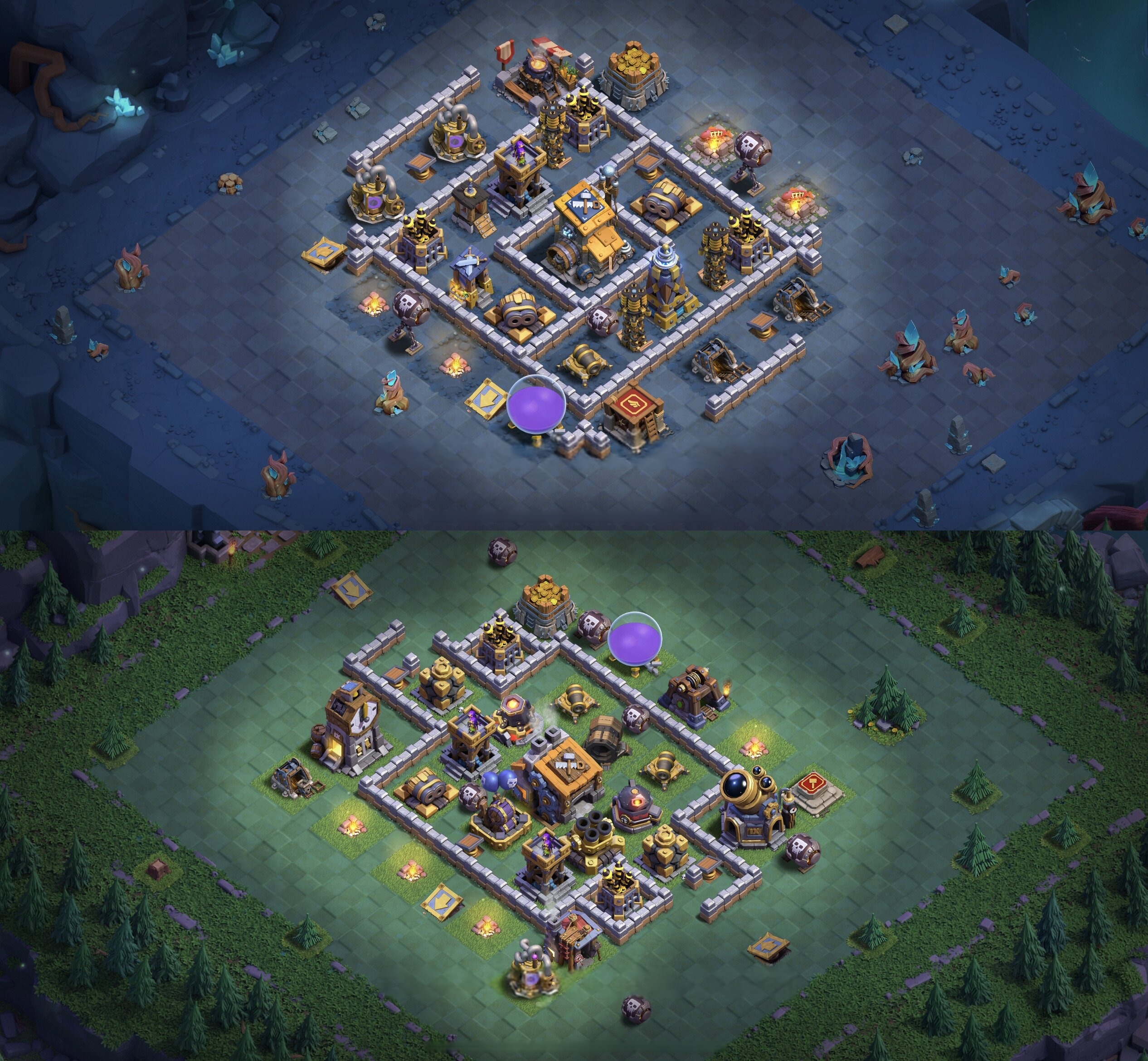 BH9 Base - Top Builder Hall 9 Base with Link (#6) - Clash of Clans 2025​
