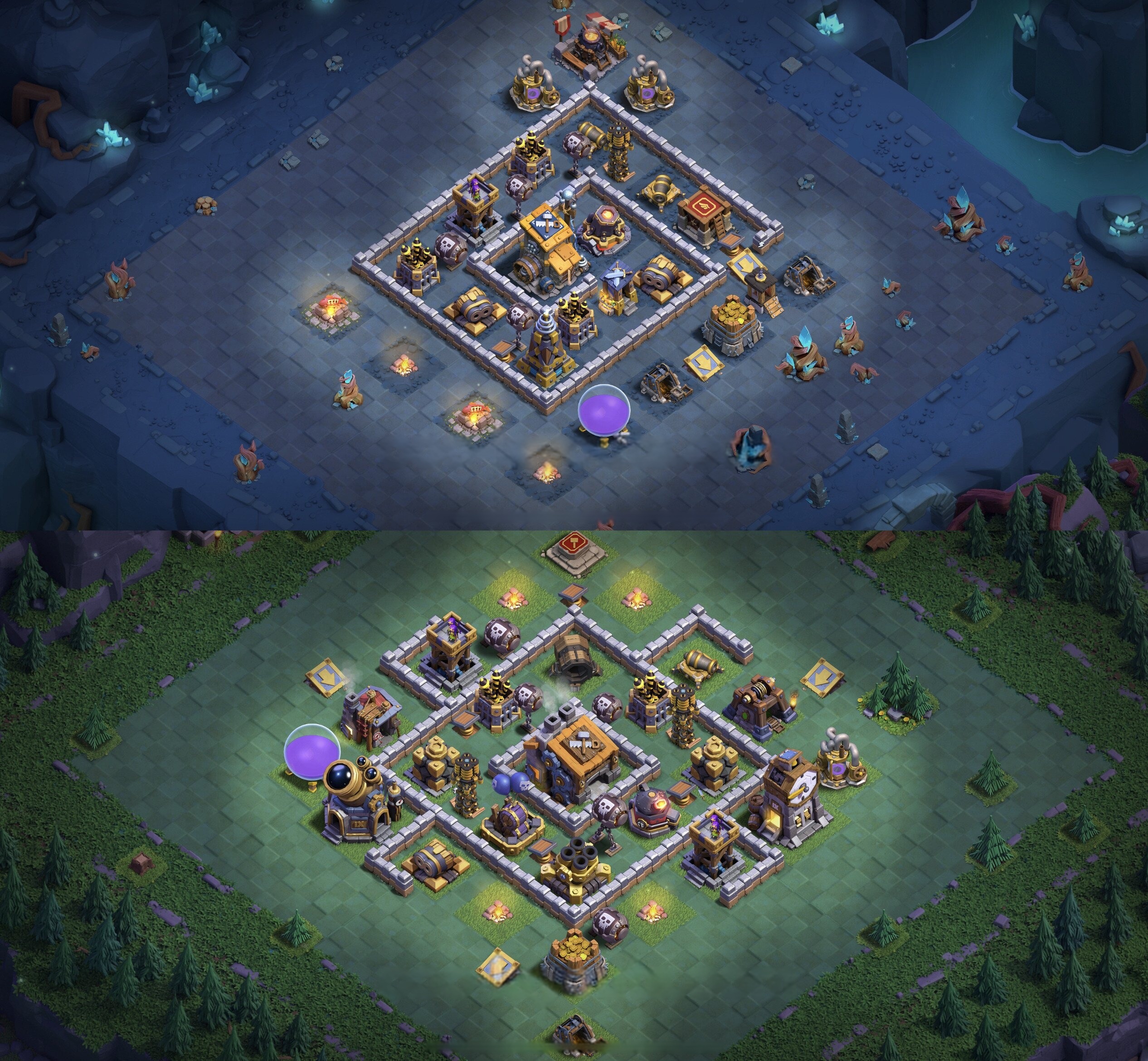 BH9 Base - Top Builder Hall 9 Base with Link (#7) - Clash of Clans 2025​