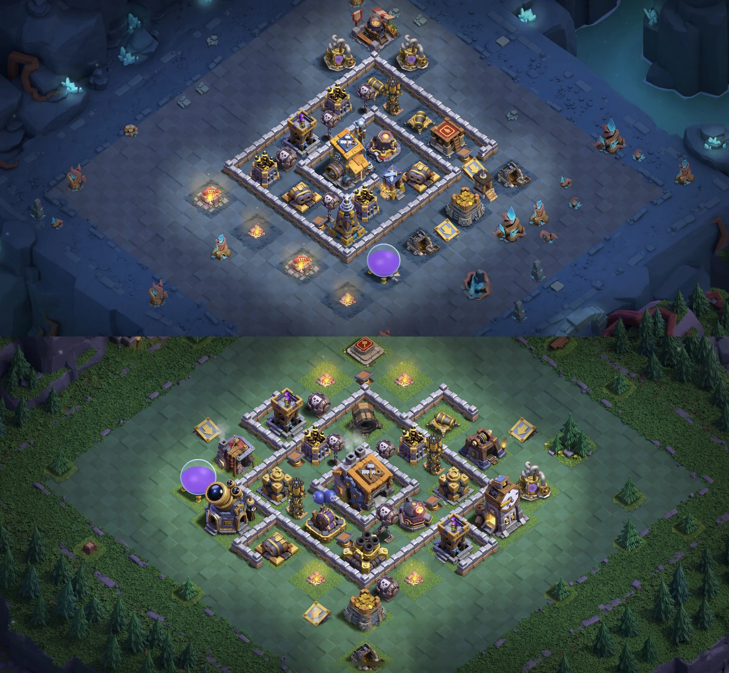 BH9 Base - Top Builder Hall 9 Base with Link (#7) - Clash of Clans 2025​