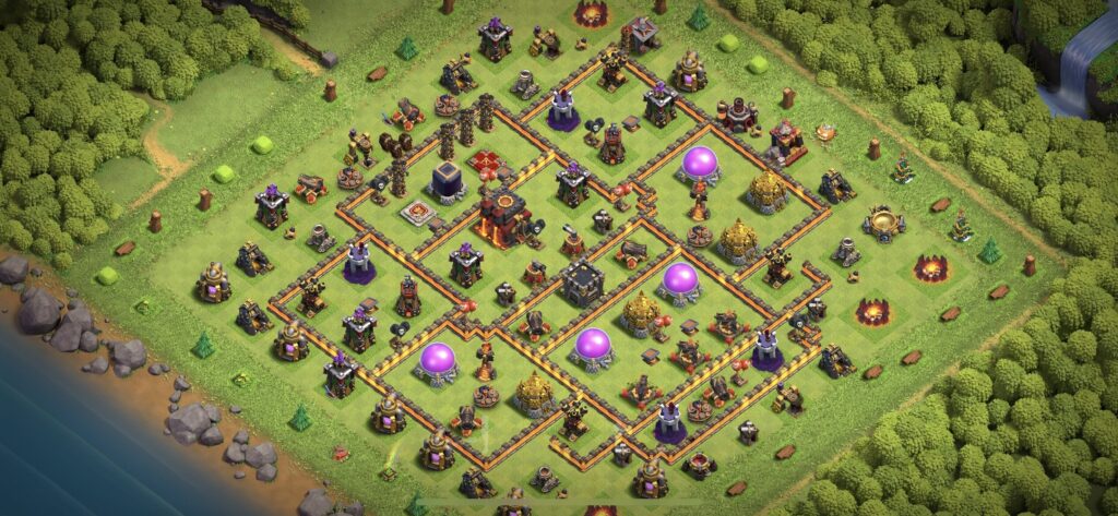 TH10 Defense Base - Top Town Hall 10 Defense Base with Link (#10) - Clash of Clans 2025​ TH10 Base