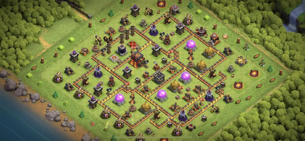 TH10 Defense Base - Top Town Hall 10 Defense Base with Link (#10) - Clash of Clans 2025​ TH10 Base