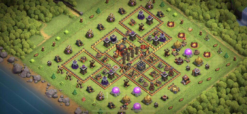 TH10 Defense Base - Top Town Hall 10 Defense Base with Link (#11) - Clash of Clans 2025​ TH10 Base