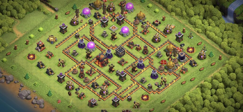 TH10 Defense Base - Top Town Hall 10 Defense Base with Link (#12) - Clash of Clans 2025​ TH10 Base