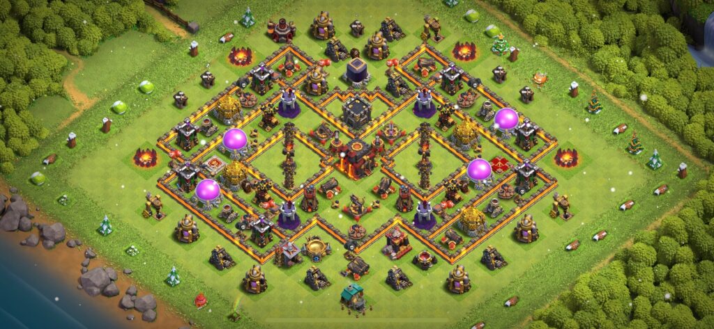 TH10 Defense Base - Top Town Hall 10 Defense Base with Link (#13) - Clash of Clans 2025​ TH10 Base