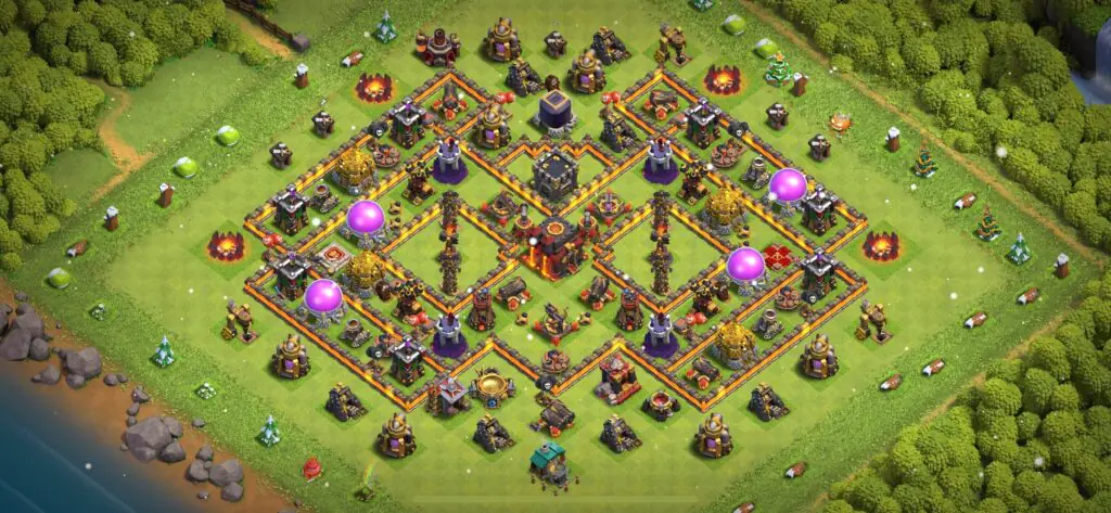 TH10 Defense Base - Top Town Hall 10 Defense Base with Link (#13) - Clash of Clans 2025​ TH10 Base