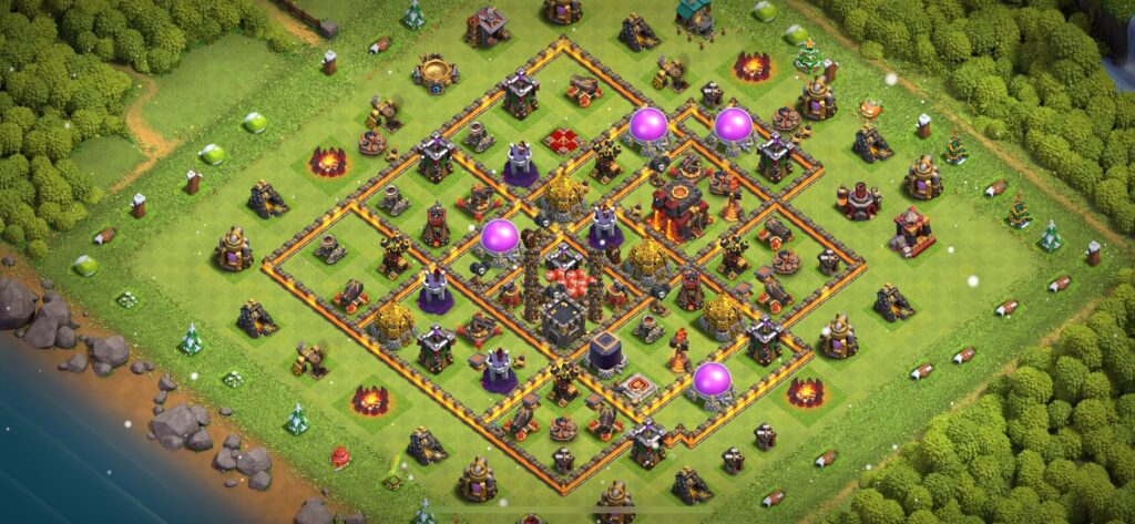 TH10 Defense Base - Top Town Hall 10 Defense Base with Link (#14) - Clash of Clans 2025​ TH10 Base