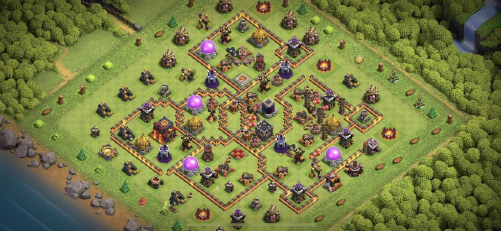 TH10 Defense Base - Top Town Hall 10 Defense Base with Link (#15) - Clash of Clans 2025​ TH10 Base