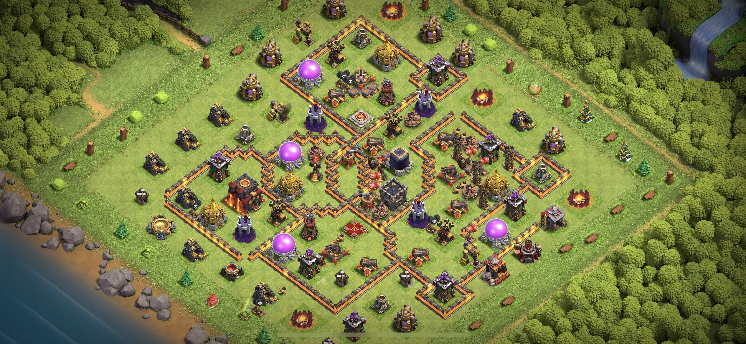 TH10 Defense Base - Top Town Hall 10 Defense Base with Link (#15) - Clash of Clans 2025​ TH10 Base