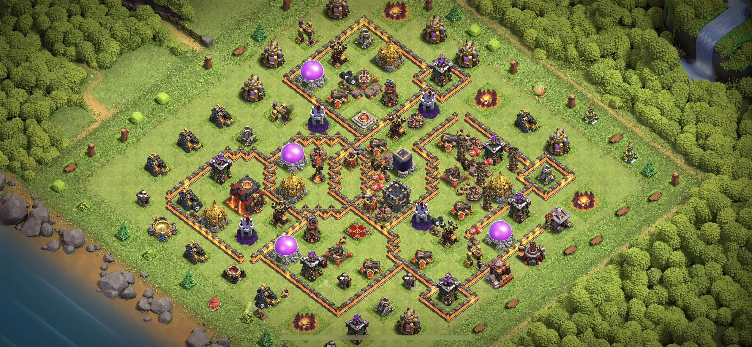 TH10 Defense Base - Top Town Hall 10 Defense Base with Link (#15) - Clash of Clans 2025​ TH10 Base