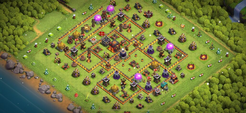 TH10 Defense Base - Top Town Hall 10 Defense Base with Link (#17) - Clash of Clans 2025​ TH10 Base