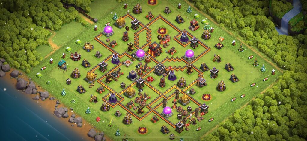 TH10 Defense Base - Top Town Hall 10 Defense Base with Link (#18) - Clash of Clans 2025​ TH10 Base