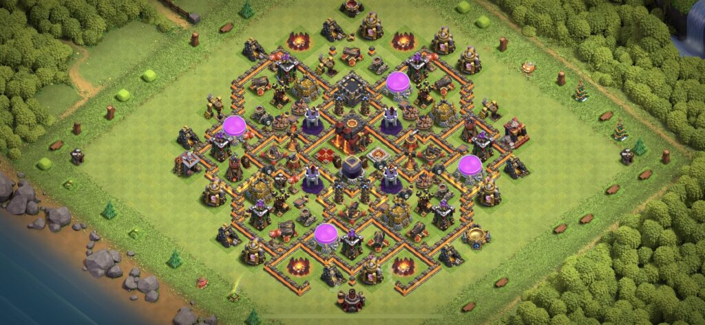 TH10 Defense Base - Top Town Hall 10 Defense Base with Link (#2) - Clash of Clans 2025​ TH10 Base