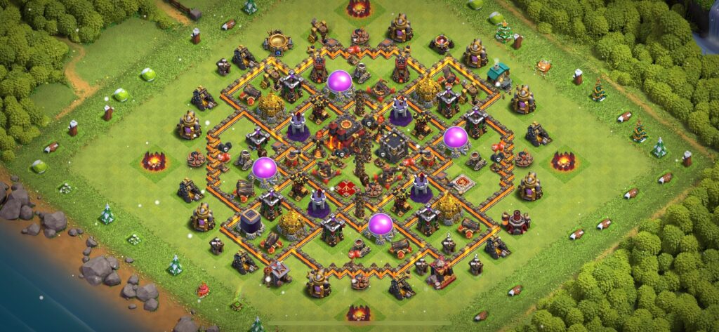 TH10 Defense Base - Top Town Hall 10 Defense Base with Link (#22) - Clash of Clans 2025​ TH10 Base