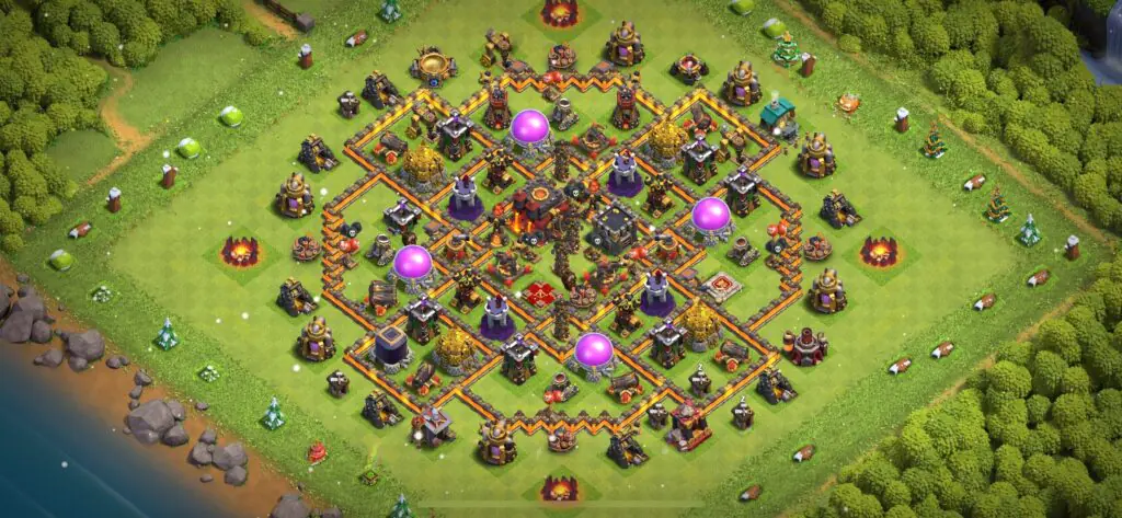 TH10 Defense Base - Top Town Hall 10 Defense Base with Link (#22) - Clash of Clans 2025​ TH10 Base