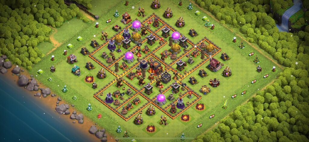 TH10 Defense Base - Top Town Hall 10 Defense Base with Link (#23) - Clash of Clans 2025​ TH10 Base