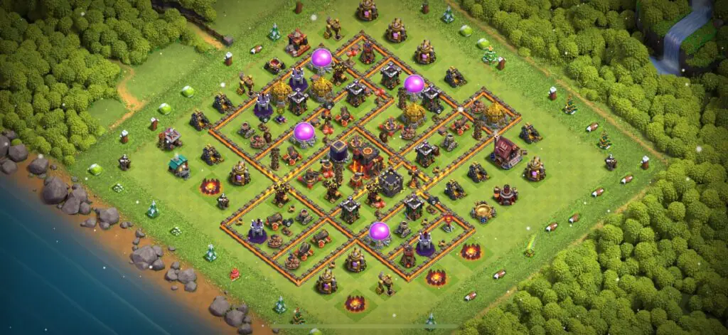TH10 Defense Base - Top Town Hall 10 Defense Base with Link (#23) - Clash of Clans 2025​ TH10 Base