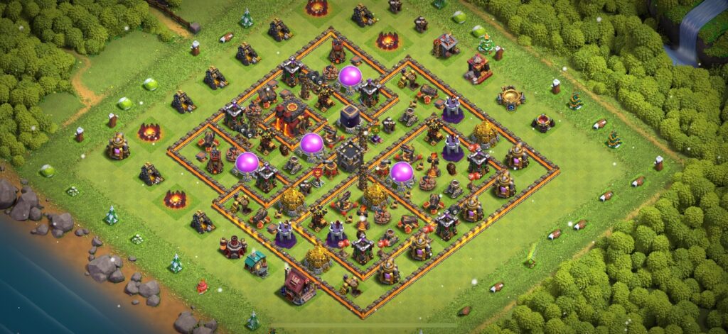 TH10 Defense Base - Top Town Hall 10 Defense Base with Link (#24) - Clash of Clans 2025​ TH10 Base